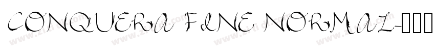 CONQUERA FINE NORMAL字体转换